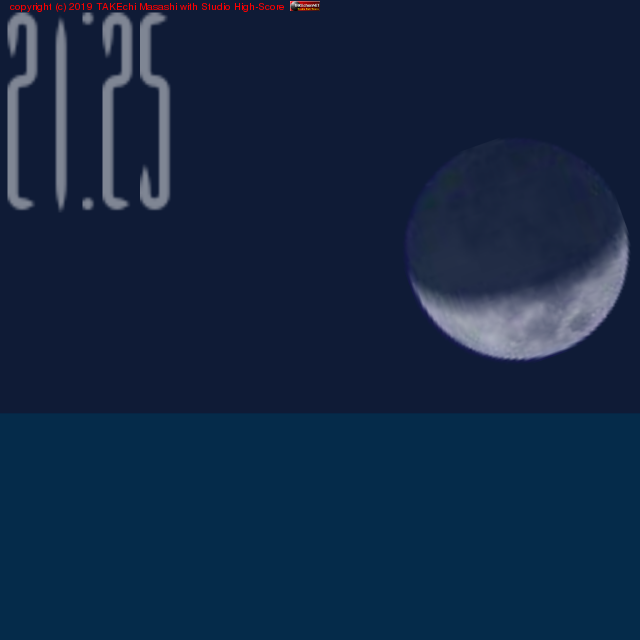 �帹�η����Ǥ��� #Moon http://www.takechon.net/html5/Moon/