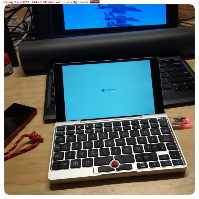 GPD pocket �� ChromiumOS �򥤥󥹥ȡ��롣Android �Ϲ��������ɥ֥饦���� Firefox �ɤ� Chrome �Ϥ褯�參���! �Ȥ��� Google �˴����줭�äƤ��ʤ��͡�